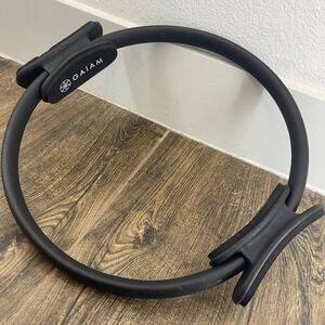Gaiam Pilates Ring Fitness Exercise Ring Black